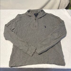 Gray Half-Zip Sweater